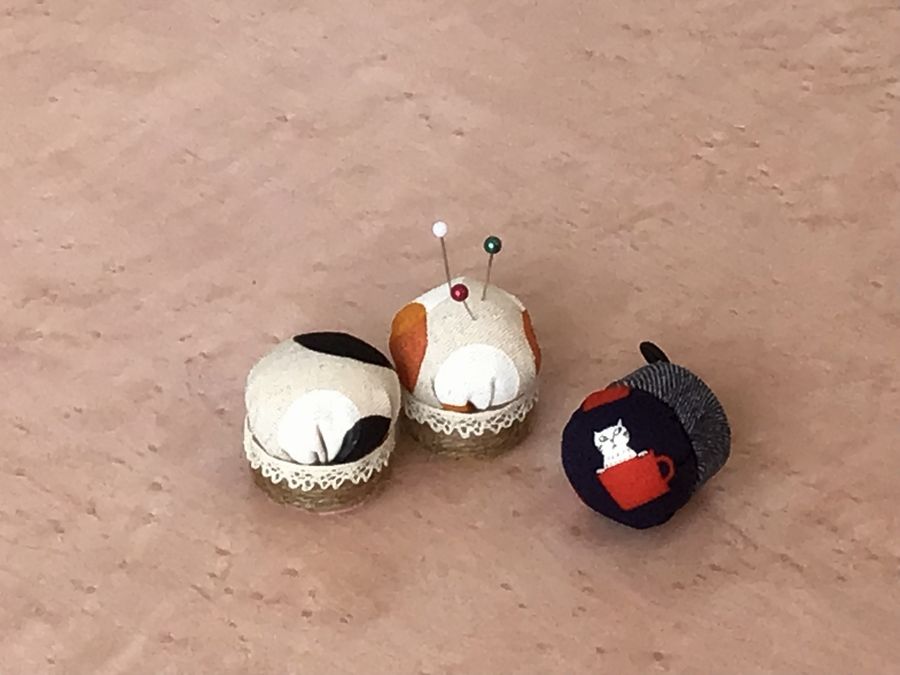 ペットボトルキャップピンクッション